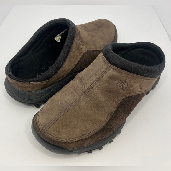 TIMBERLAND CANARD CLOG SLIP ON BROWN MENS 9.5M - Picture 8 of 10